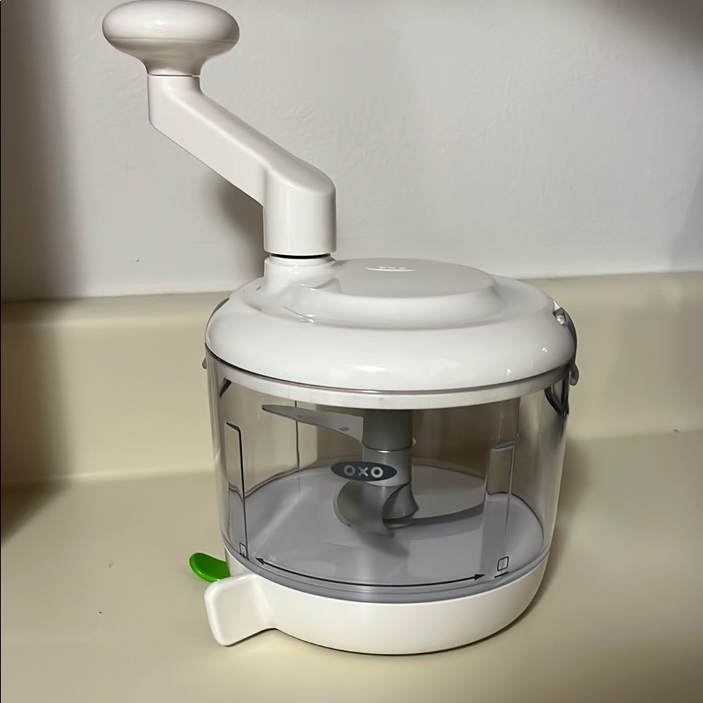 OXO White Manual Food Processor